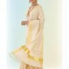 Women’s Kerala Tissue Plain Saree