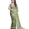 71Kybzoys0L._SX679_ Women's Elegant Malgudi Art Silk Saree with Blouse Material
